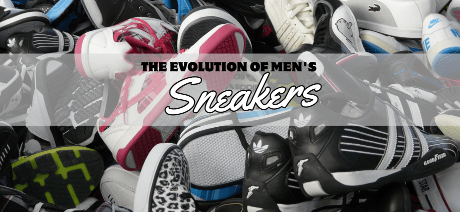 The Evolution of Men's Sneakers IMAGE