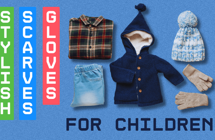 Winter Warmers Stylish Scarves and Gloves for Children
