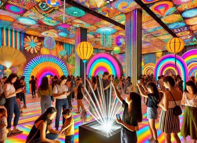 interactive art exhibitc