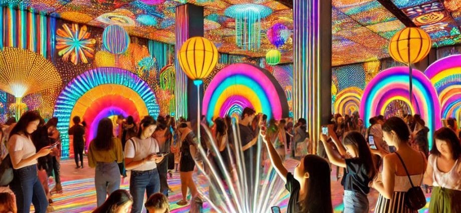 interactive art exhibitc