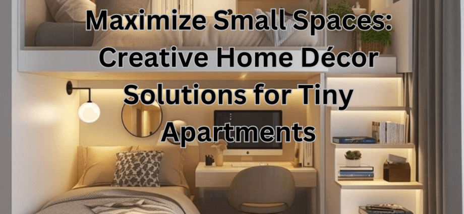 Maximize Small Spaces Creative Home Décor Solutions for Tiny Apartments image