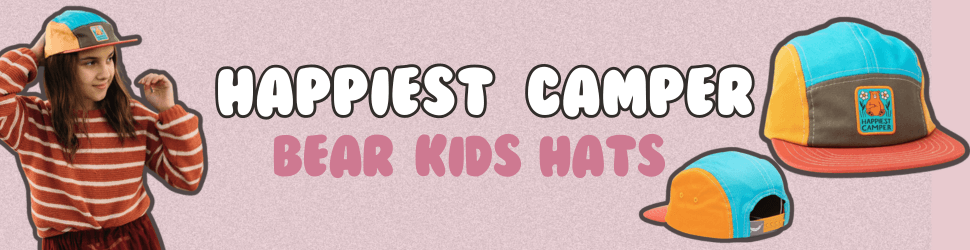 Happiest Camper Bear Kids Hat Image