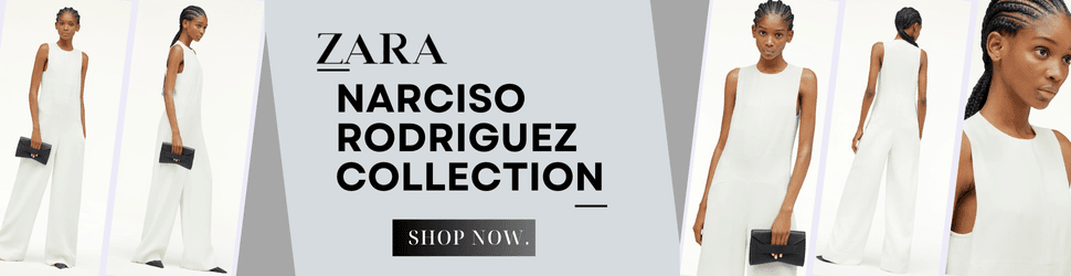 Zara x Narciso Rodriguez collection banner