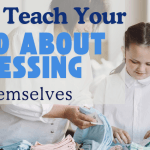 child dressing