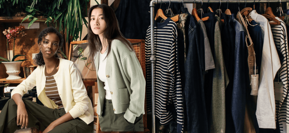 uniqlo basics image of models