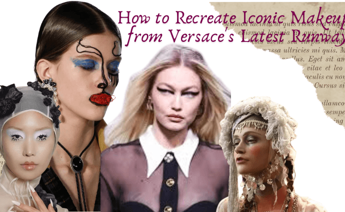 How to Recreate Iconic Makeup Looks From Versace's Latest Runway Show-image